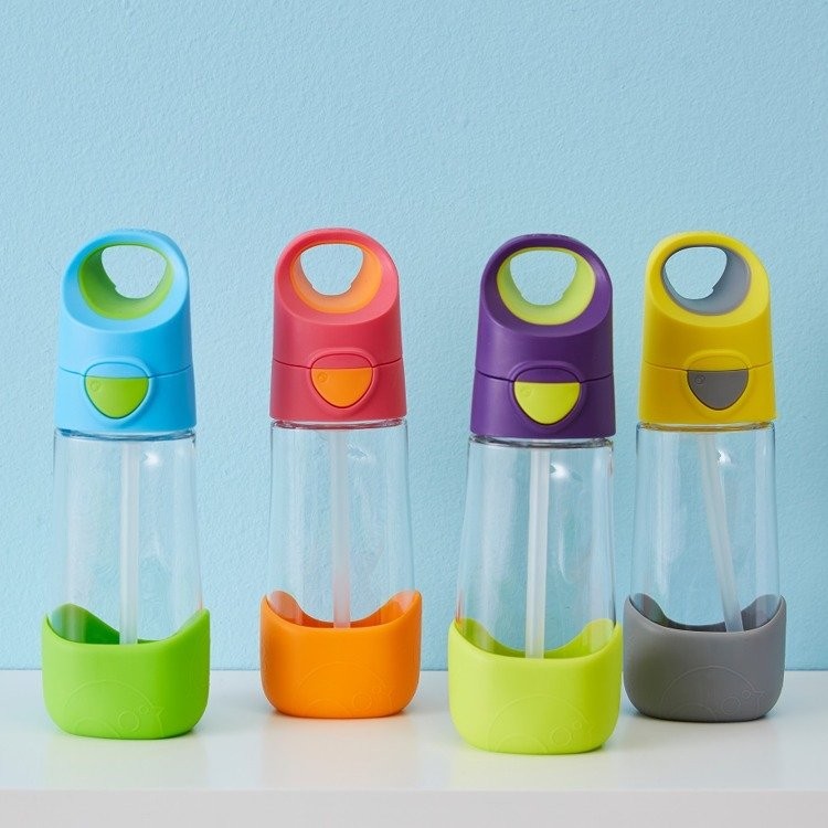 B.Box Butelka Tritanowa ze Słomką 450ml Ocean Breeze 12m+