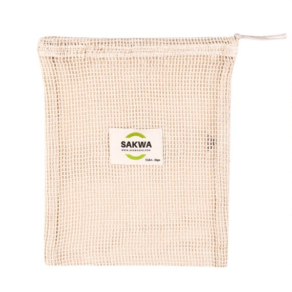 Sakwabag, Worek na zakupy zero waste, duży, 30x40cm, tara 40g