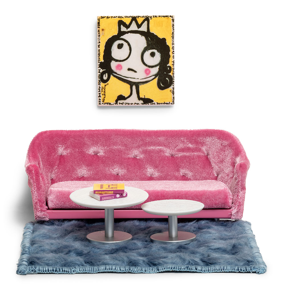 Zestaw mebli do salonu do domku dla lalek | Lundby