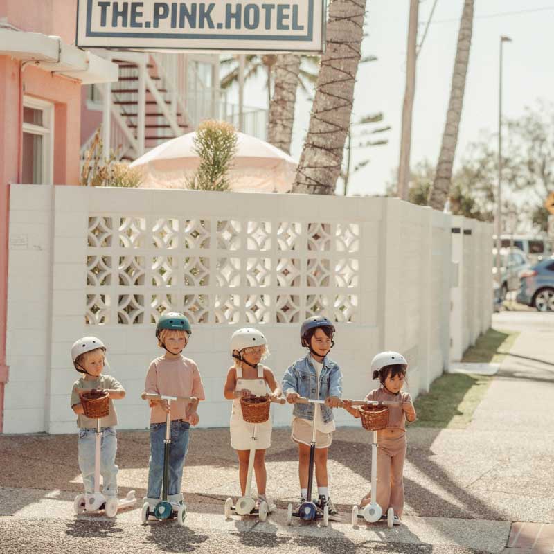 Banwood Kask Rowerowy Dziecięcy Zielony 3-7 lat