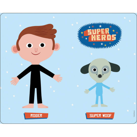 Auzou Naklejki Superbohaterowie 200szt 3+