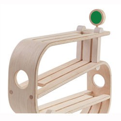 Plan Toys Zjeżdżalnia dla samochodów Drewniana 18m+