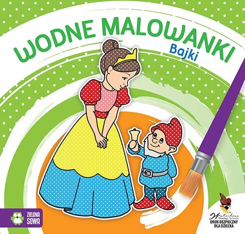 Zielona Sowa Bajki wodne malowanki 4-5 lat
