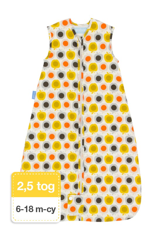 Gro Company Śpiworek Orla Kiely Apple Travel 2.5 tog 6-18 m