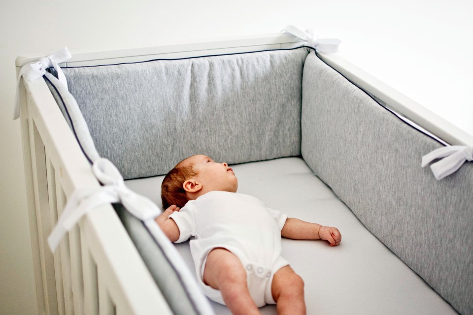 Poofi Prześcieradło Bawełniane Szare 60x120 cm