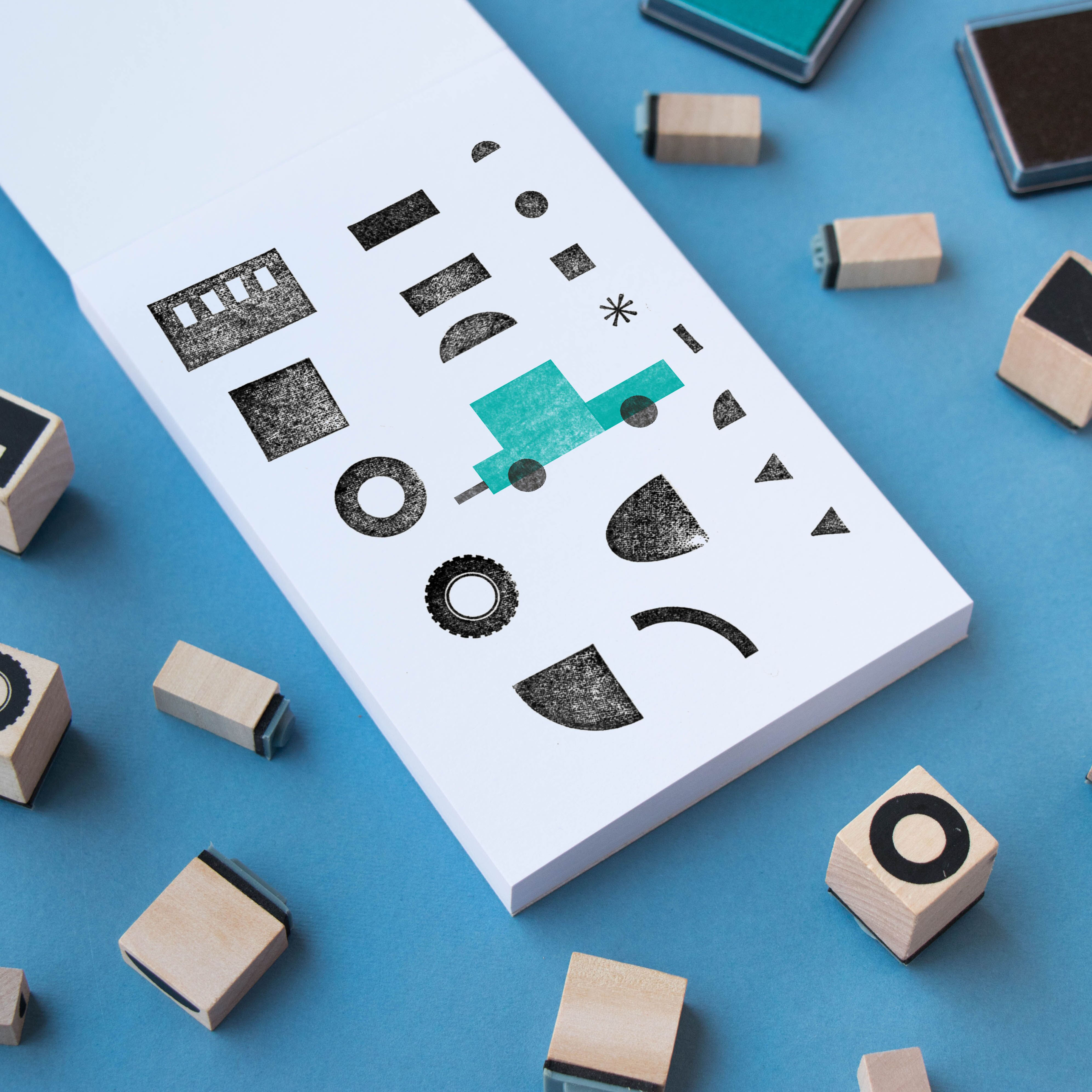 Londji Stempelki BAM! Pojazdy 3+