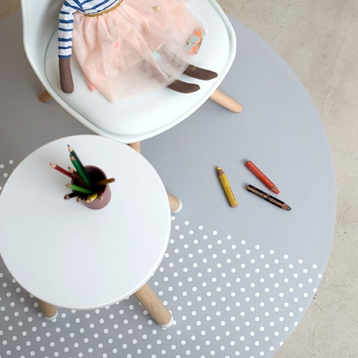 Toddlekind Mata Ochronna Okrągła Clean Wean Spotted Dove Grey 0+