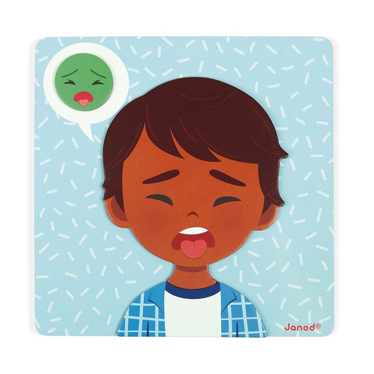 Janod Magnetyczna Układanka Emocje 3+