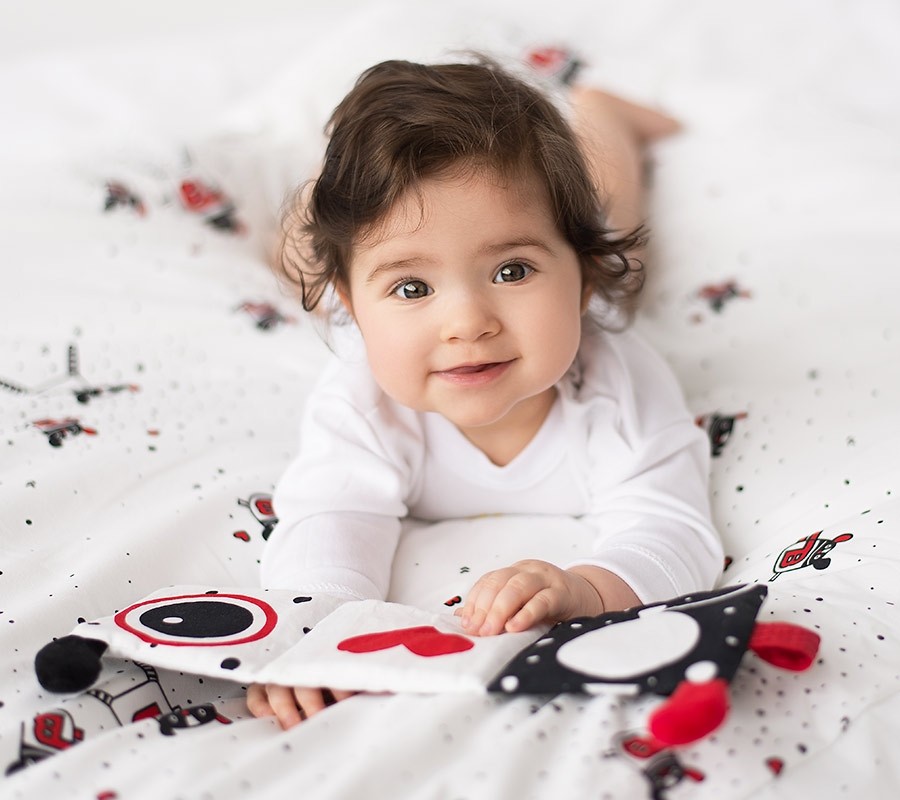 Lullalove Książeczka Kontrastowa MRB 0+