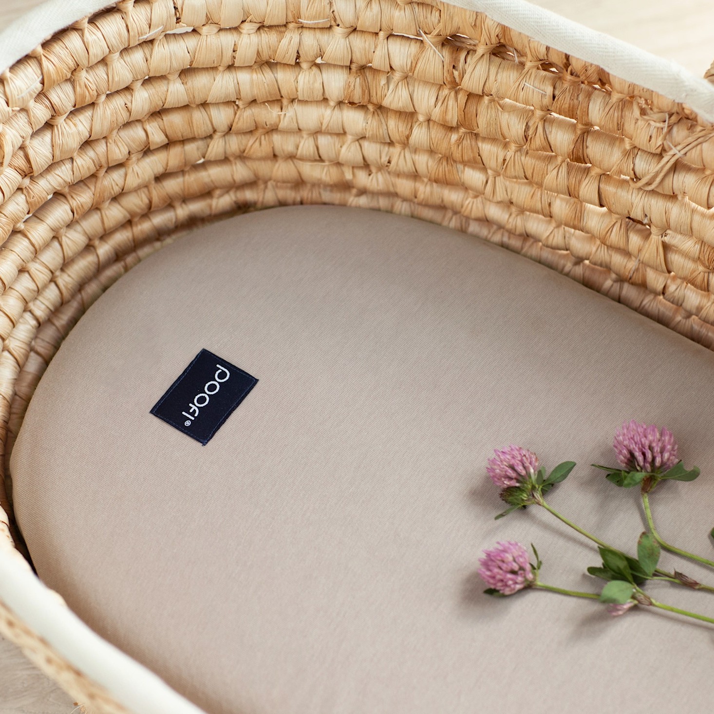 Poofi Prześcieradło do gondoli Lawenda 35x75cm 0+