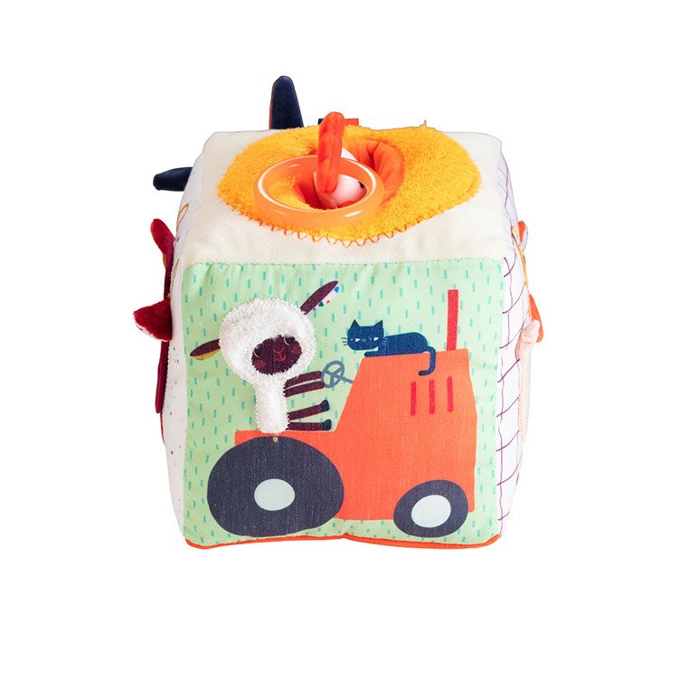 Lilliputiens Kostka Aktywizująca Farma 9m+ Wielofunkcyjna