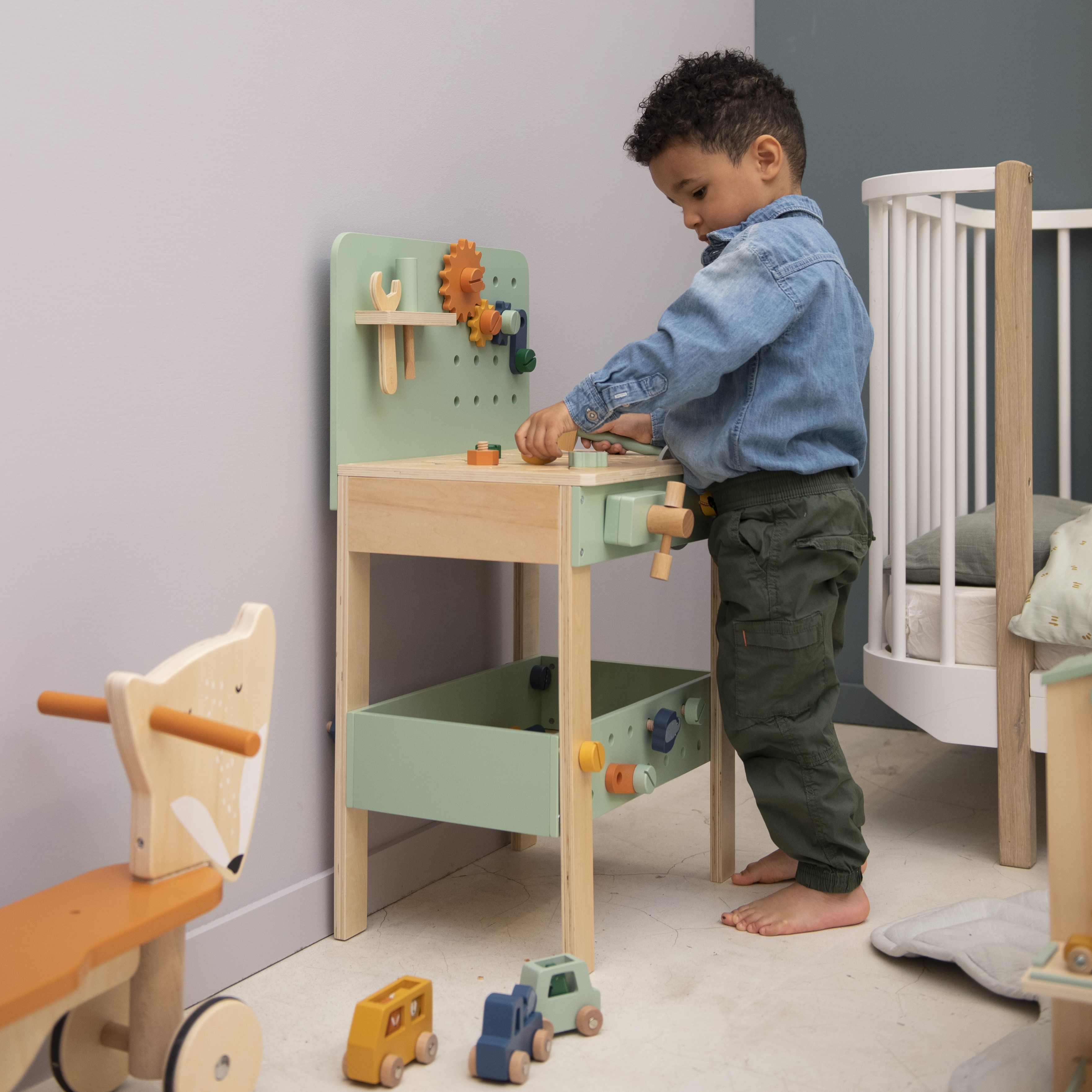 Trixie Drewniany Warsztat Majsterkowicza Zwierzęta 3+