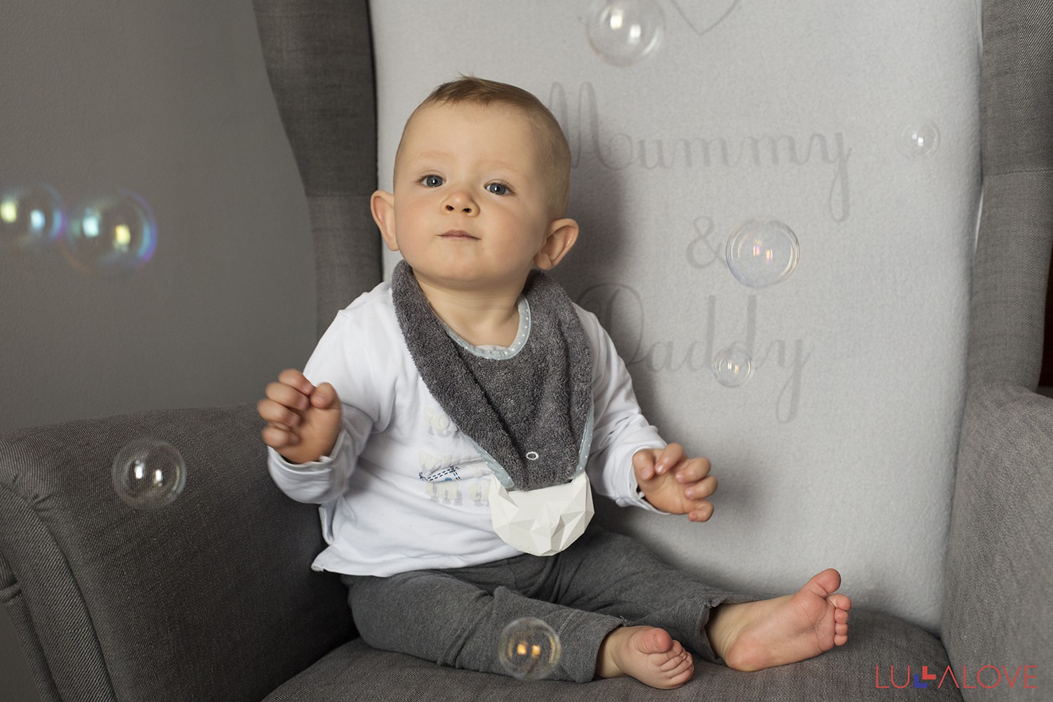 SupeRRO baby Śliniaki bambusowe 3 szt. z gryzakiem 0+ | Lullalove