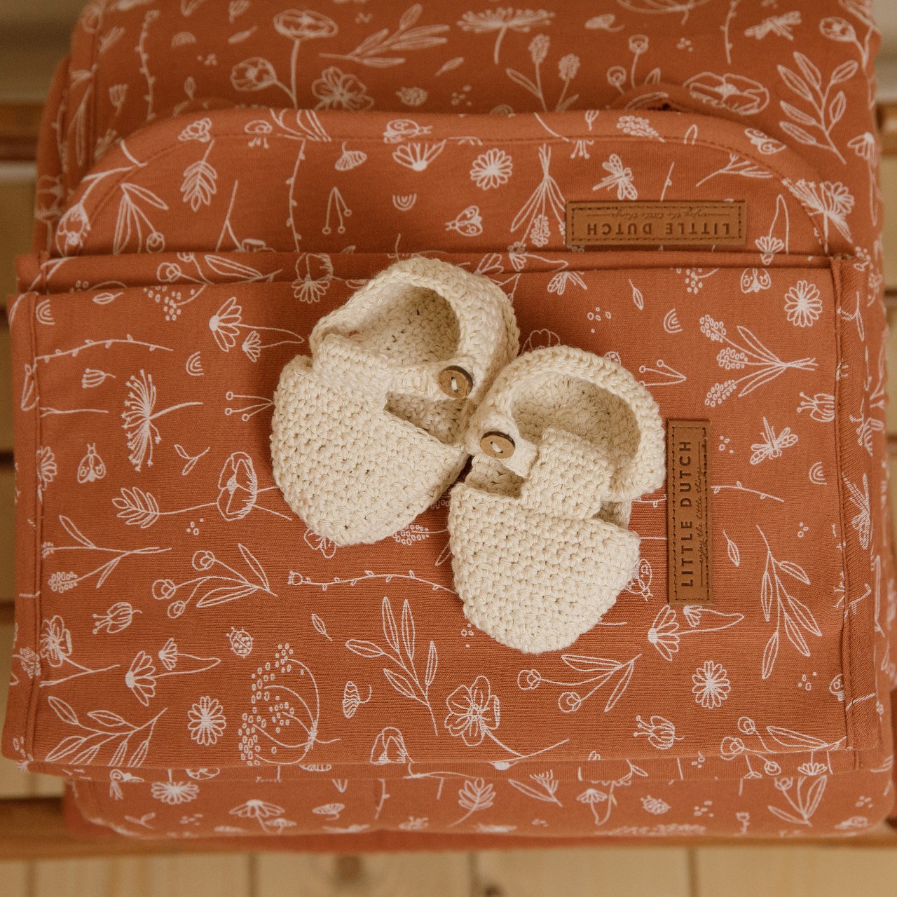 Little Dutch Śpiworek do spania Wild Flowers Rust 70cm 3-9mc