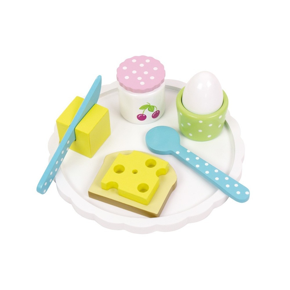 JaBaDaBaDo Zestaw śniadaniowy Drewniany 18m+