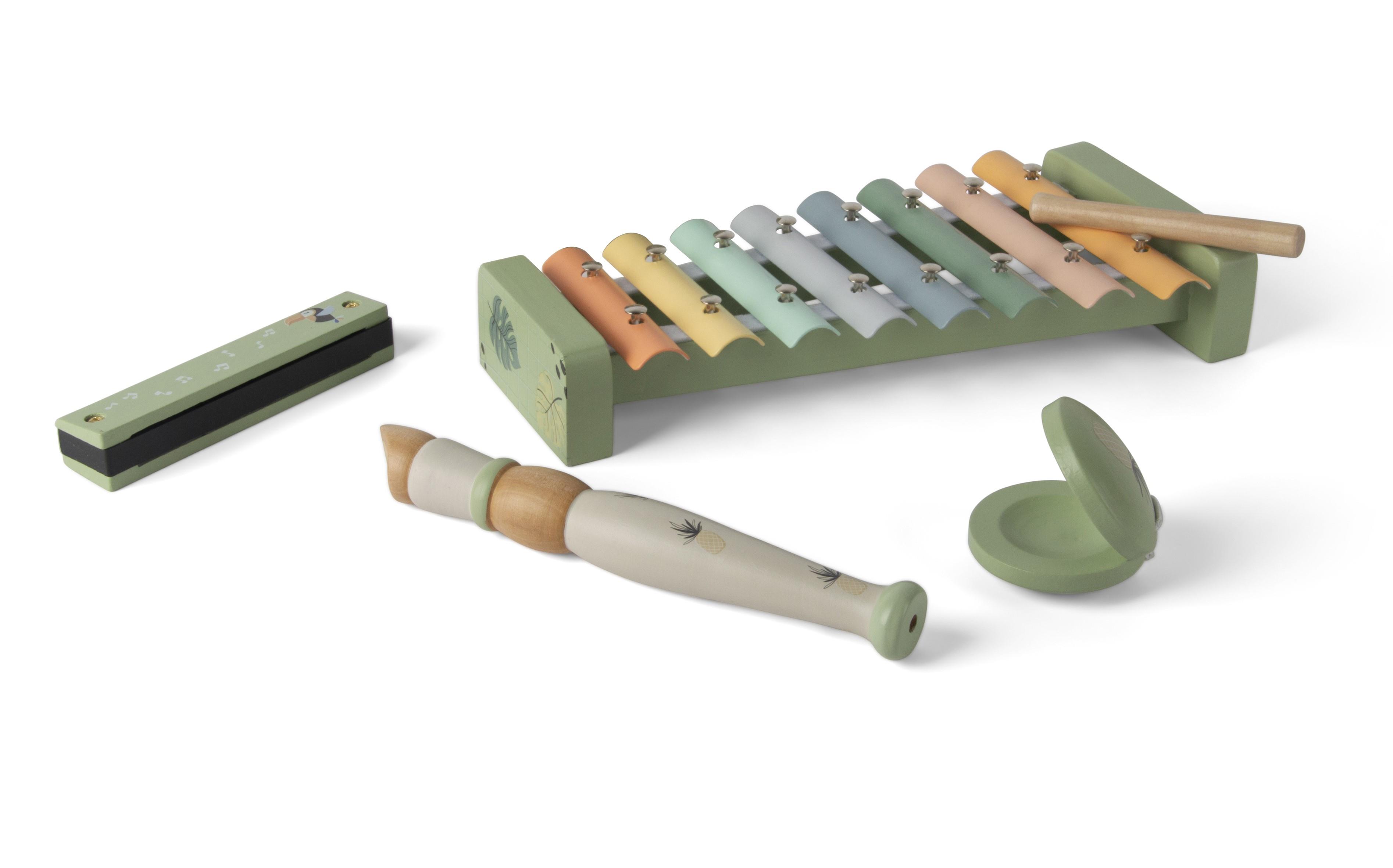 Dantoy Drewniane Instrumenty Muzyczne Zestaw FSC 3+