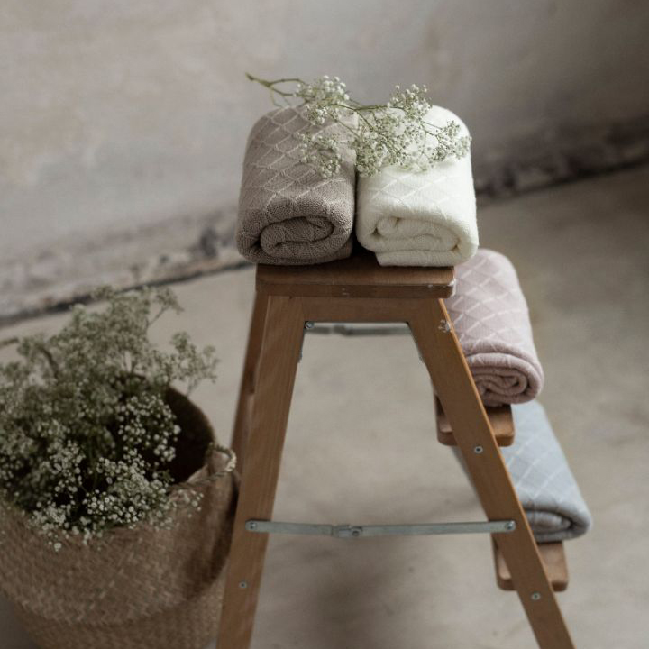 My Memi Kocyk Otulacz Wafer Pale Pink 90x90 0+