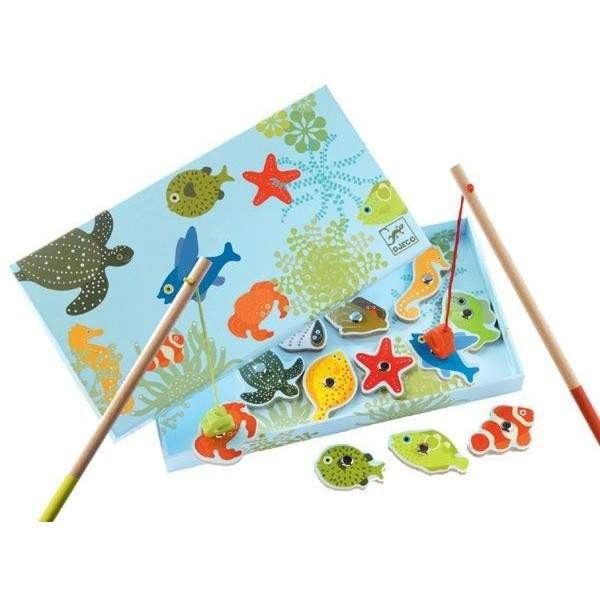 Djeco Gra Wędkowanie Tropikalne Rybki 3+