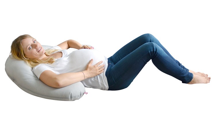 Red Castle Poduszka Rogalowa Big Flopsy Fleur de coton White