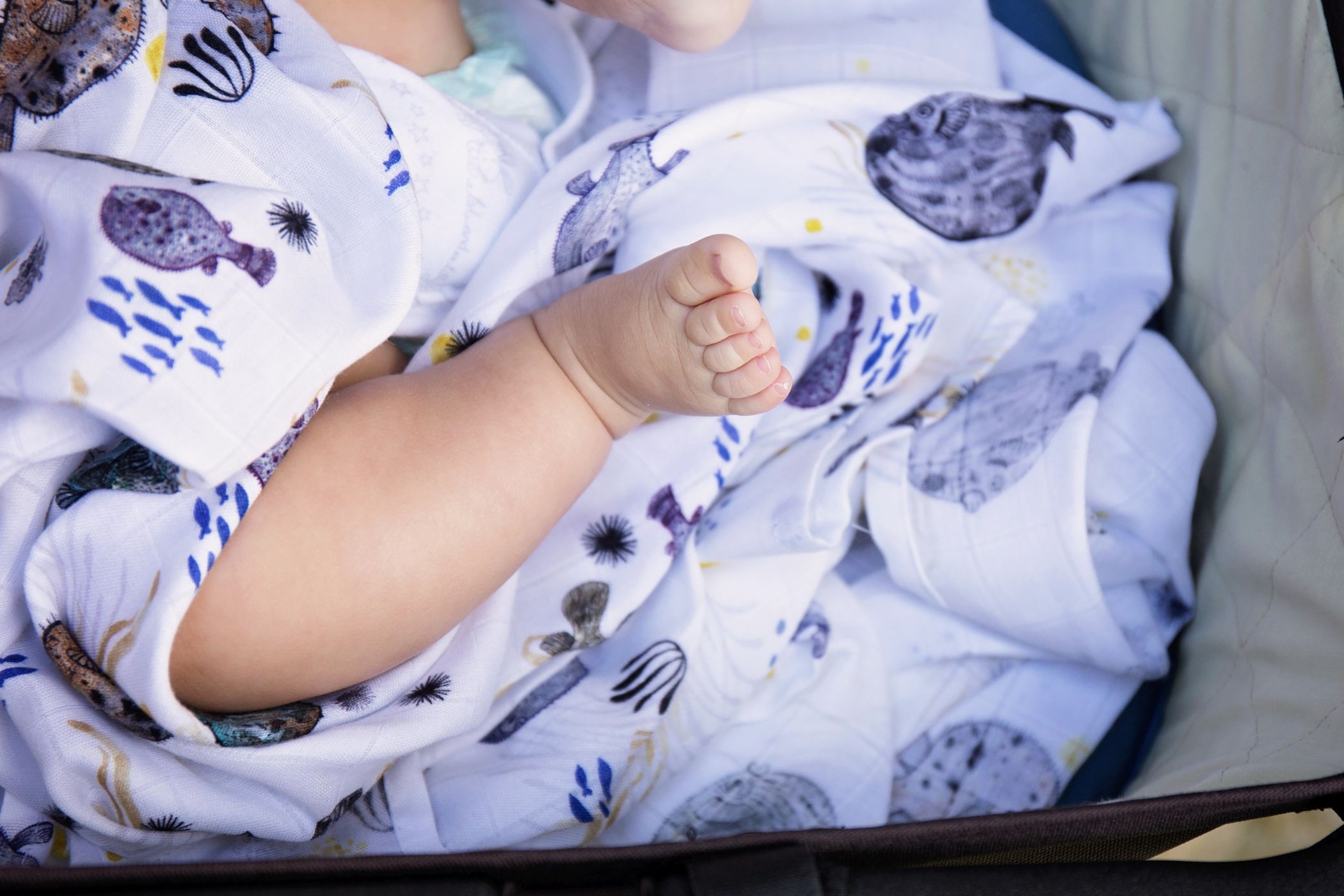 Poofi, OCEAN otulacz bambusowy nadymki