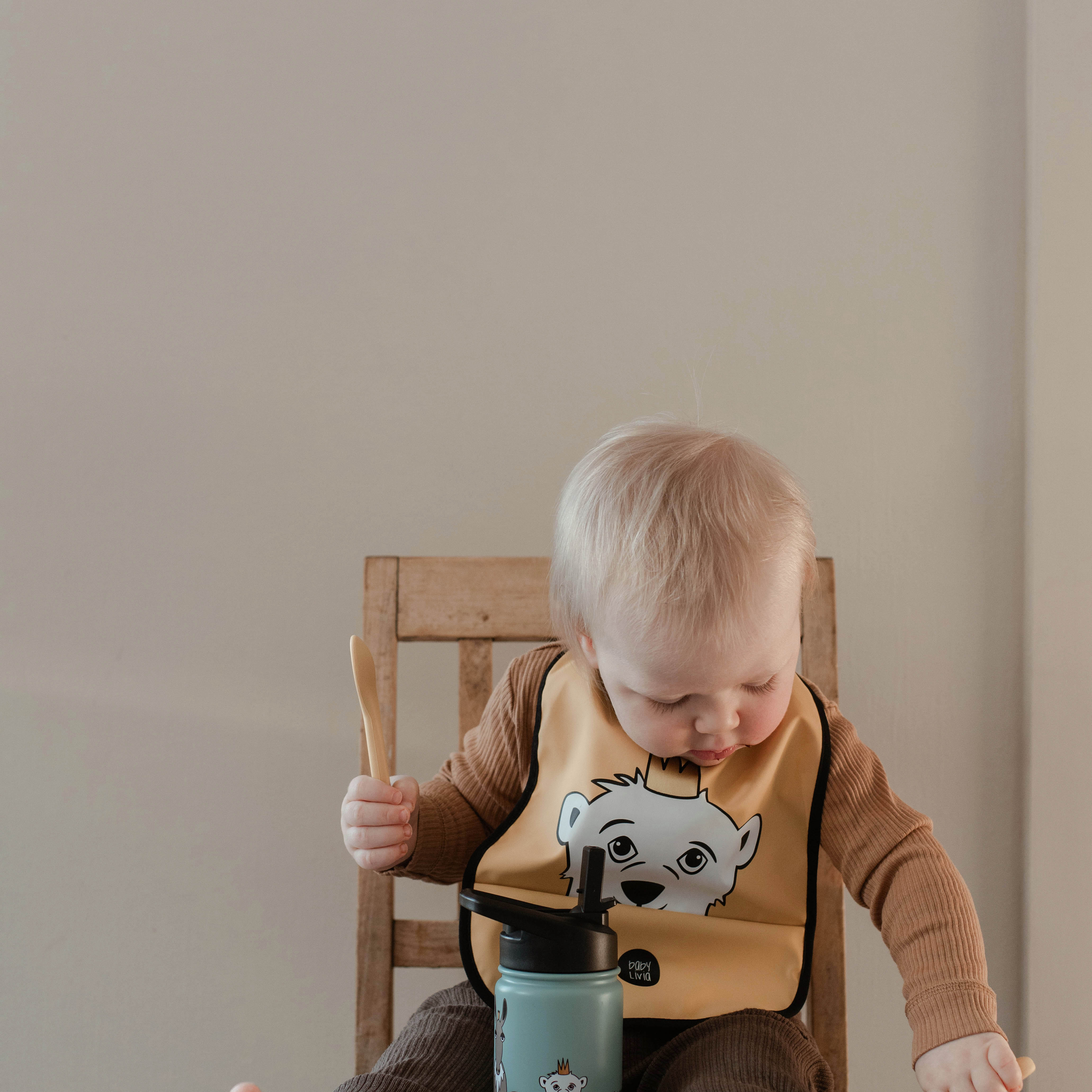 Baby Livia Butelka Termiczna 400 ml Blue Surf 0+