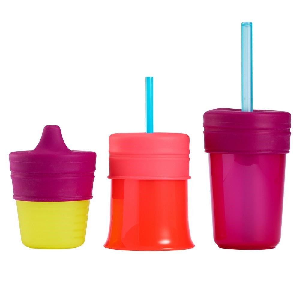 Boon Snug Silikonowe Słomki z Czyścikiem 6+ miesięcy