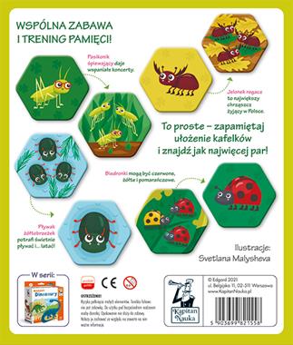 Edgard Gra Memory Owady i Robaczki 3+ 24 elementy