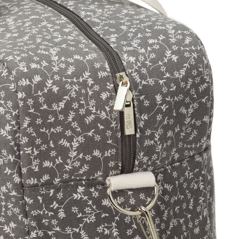 My Bag's Torba Maternity Bag My Liberty Flowers dark grey