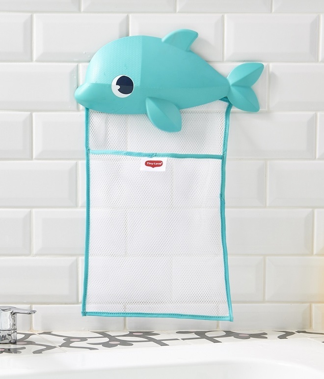 Tiny Love Organizer na zabawki kąpielowe - Delfin 12m+