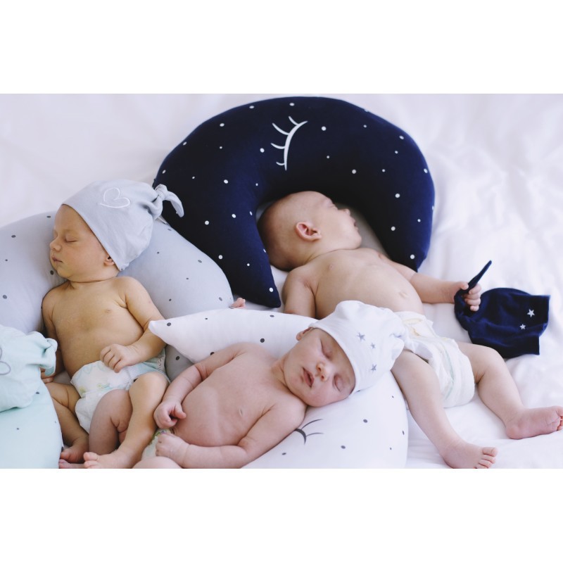 Poduszka Księżycowa Marynarski Granat XXL