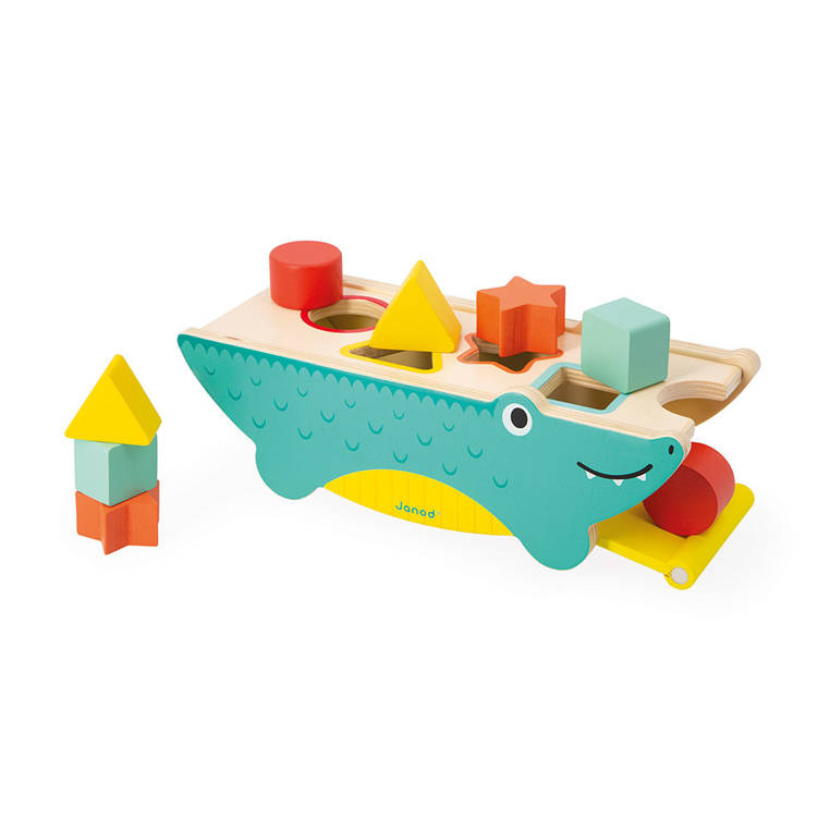 Janod Sorter Krokodyl Tropik 12m+