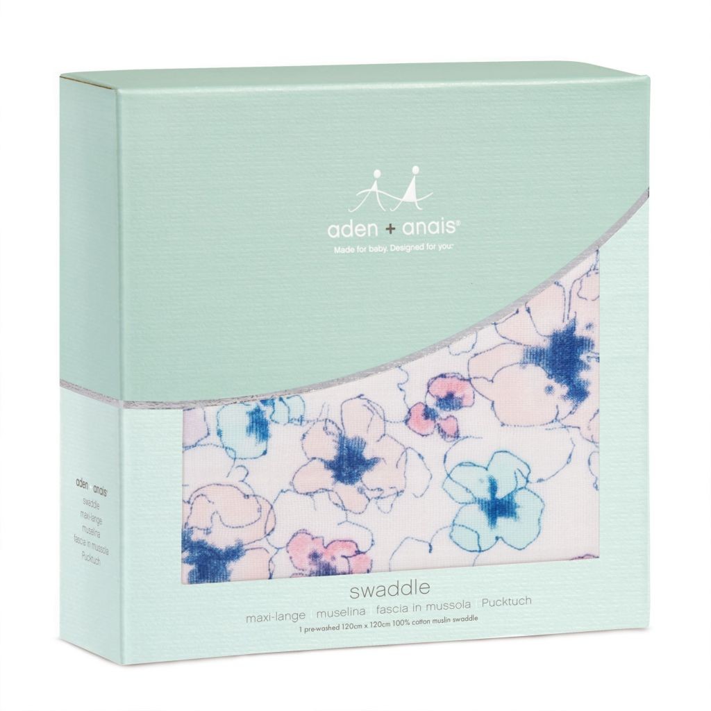 Aden & Anais, Otulacz muślinowy trail blooms flora