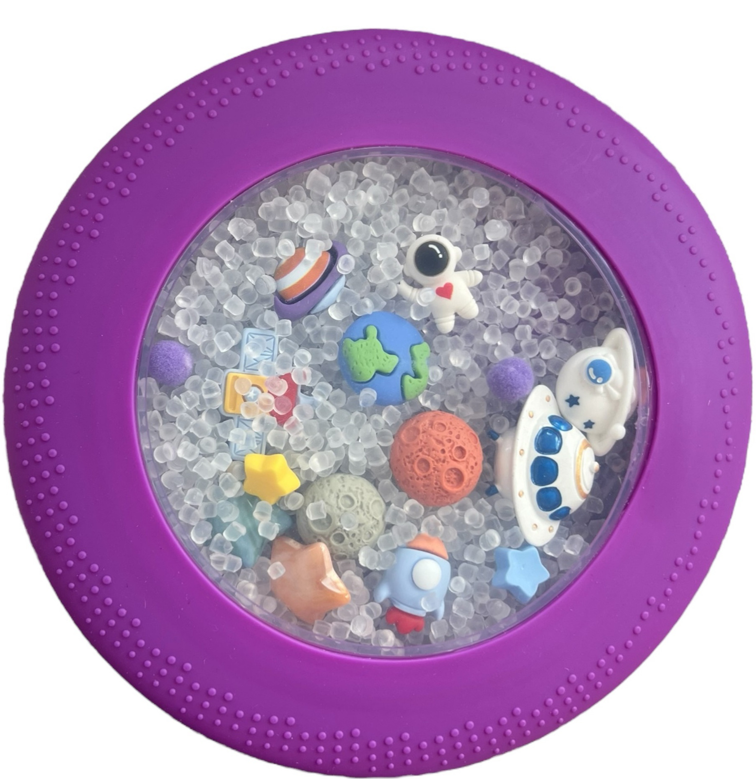 Jellystone Dysk Sensoryczny Peekaboo Galaktyka 18m+