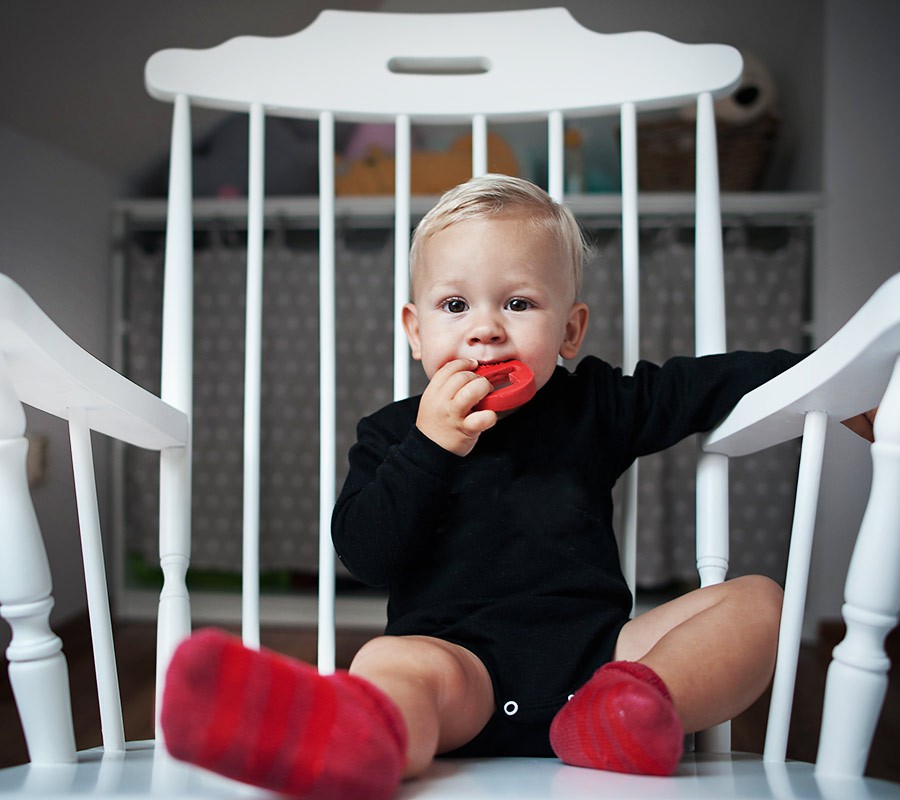 Lullalove Gryzak Mr B z kauczuku naturalnego 3+