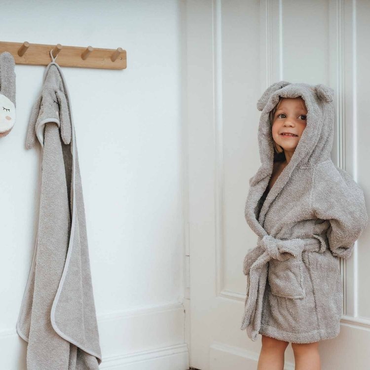 Kikadu Szlafrok Królik Szary 3-4 lata