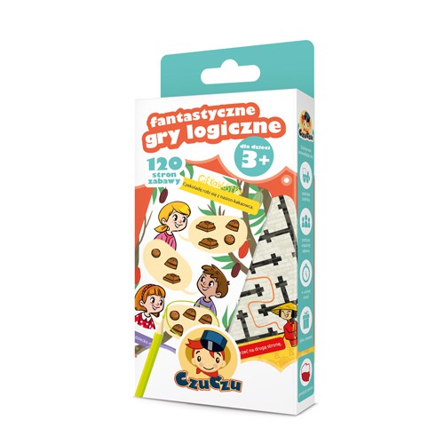 Czuczu Fantastyczne gry logiczne 3+ 120 stron