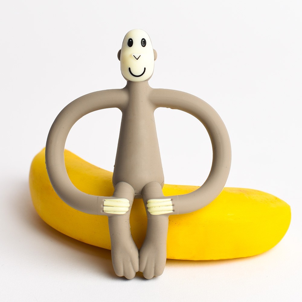 Matchstick Monkey Gryzak Szczoteczka pomarańczowy 0+