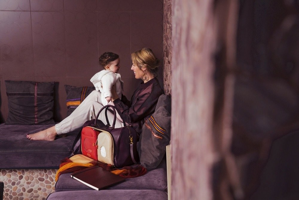 PacaPod Torba dla mamy Firenze Bordo - Elegancja i Funkcjonalność