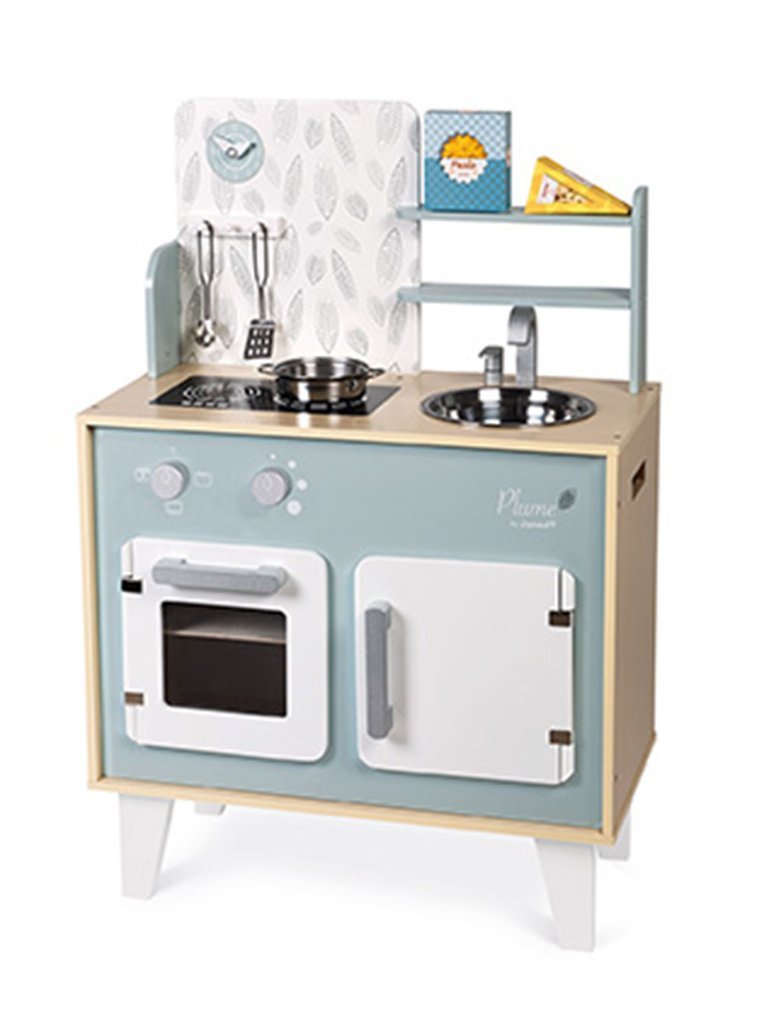 Janod, Kuchnia drewniana duża z akcesoriami Plume