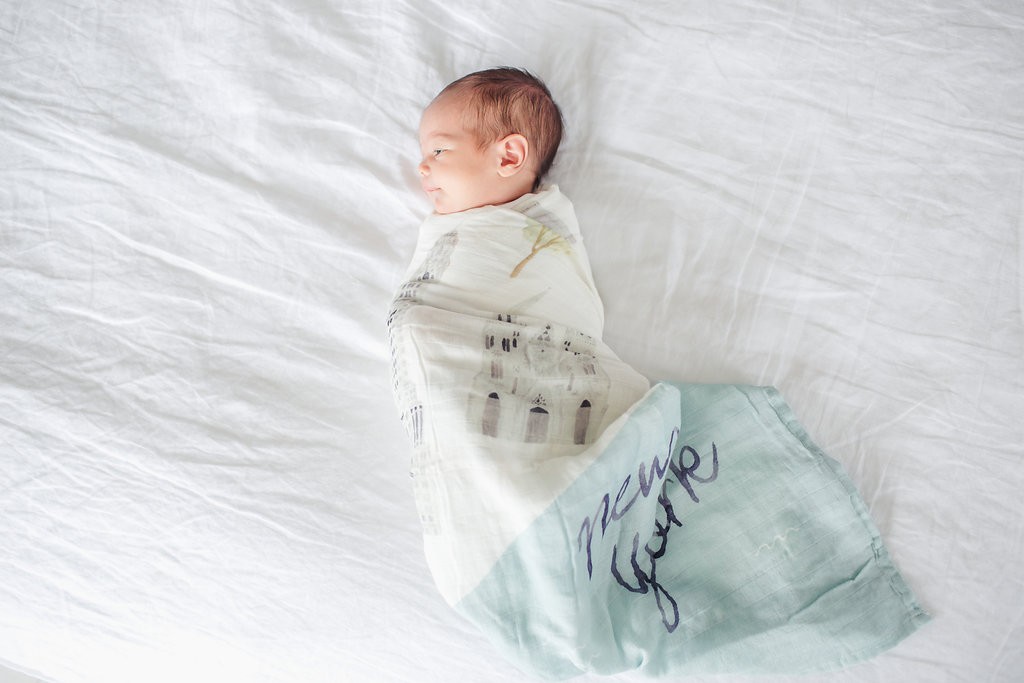 LouLou Lollipop Otulacz bambusowy 120x120 New York 0+