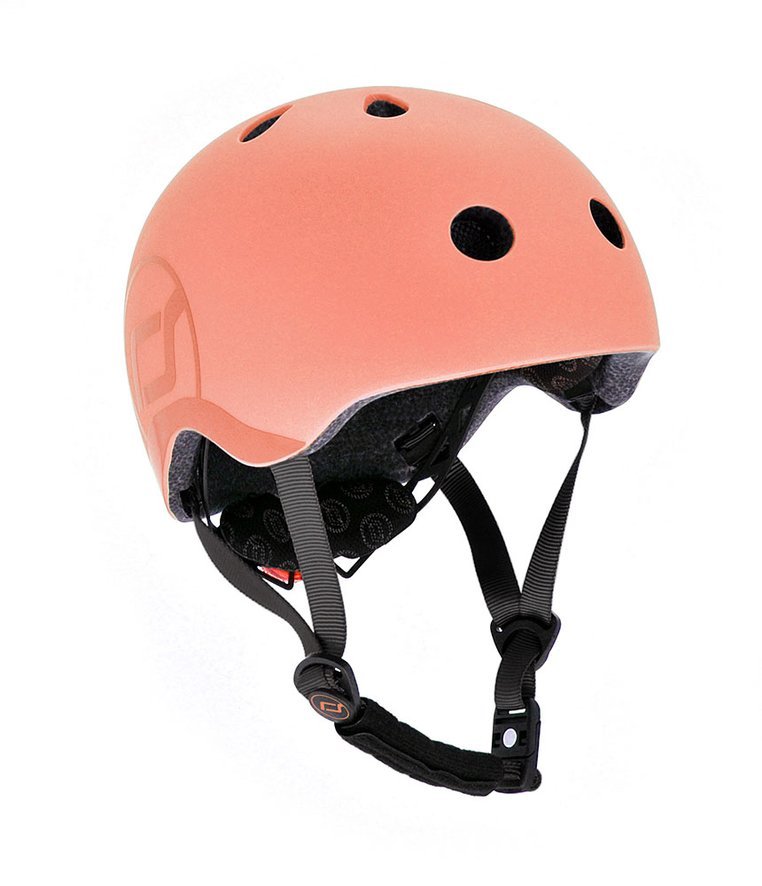 Scootandride, Kask S-M dla dzieci 3+ Peach kolekcja Icecream 2020