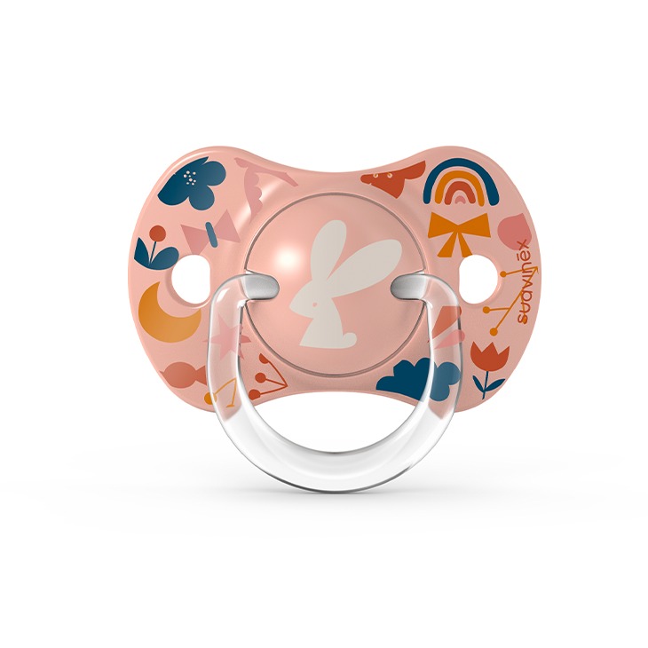 Suavinex Smoczek Fizjologiczny SX PRO Forest 18M+ Różowy 2szt