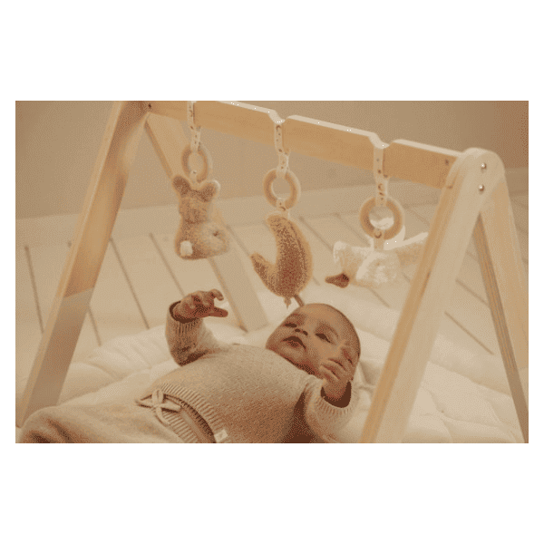 Little Dutch Pałąk Interaktywny Newborn Naturals Drewniany 0-6m