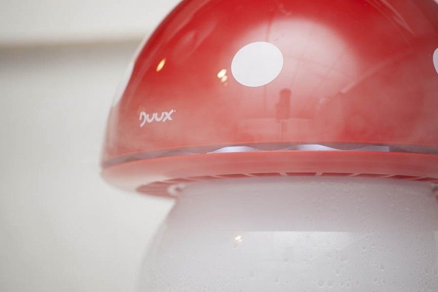 Duux Nawilżacz Powietrza Grzybek Czerwony 80W LED