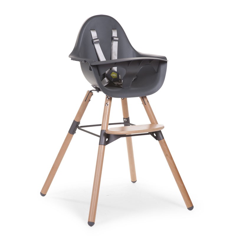 Krzesło Evolu 2 Natural Anthracite 6m+ | Childhome
