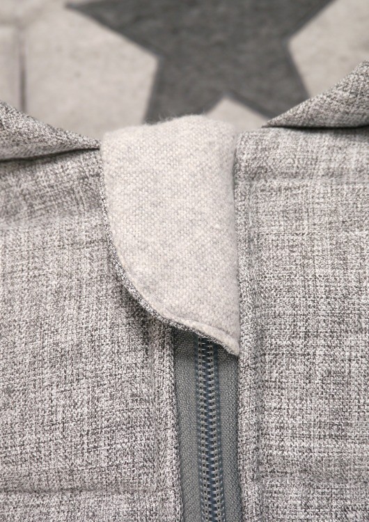 Kaiser Śpiworek SHINNY MELANGE ciemnoszary 0+