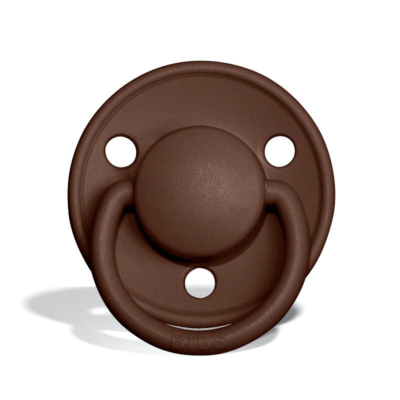 Bibs, De Lux Mocha One Size Smoczek uspokajający silikonowy