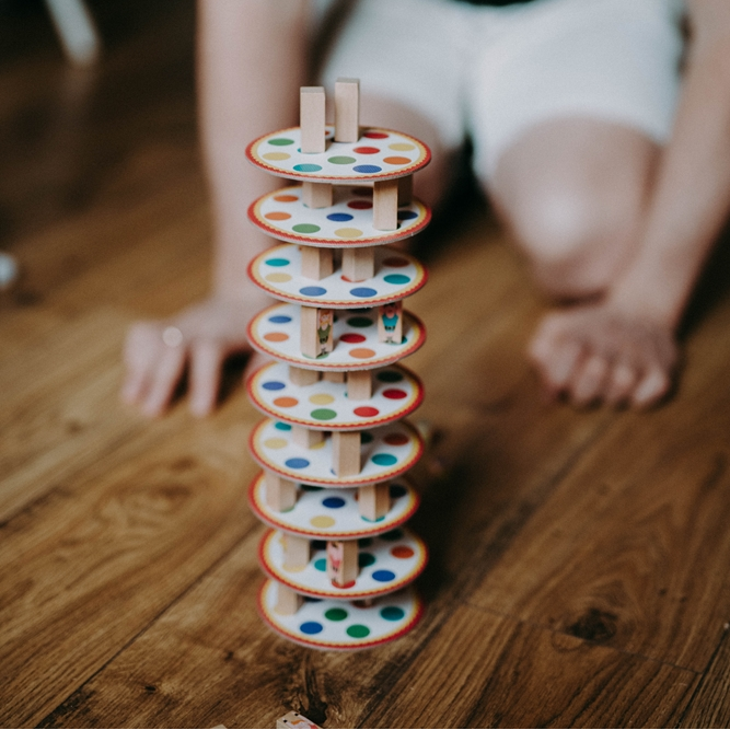 Janod Gra zręcznościowa Akrobaci 3+