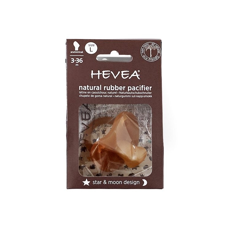 Hevea Smoczek Kauczukowy Anatomiczny 3-36 msc