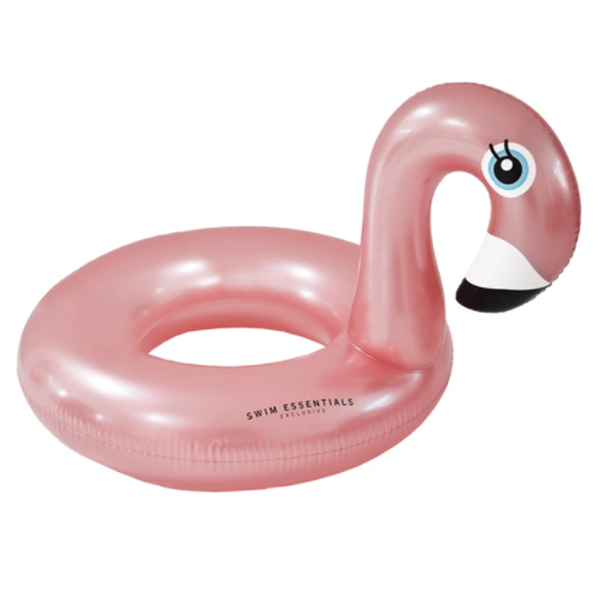 Koło do pływania Flamingo Rose Gold 95cm 6+ | Swim Essentials